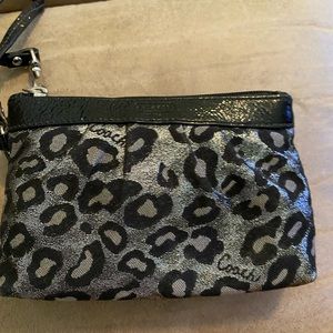 Coach bundle-wristlet and pouch